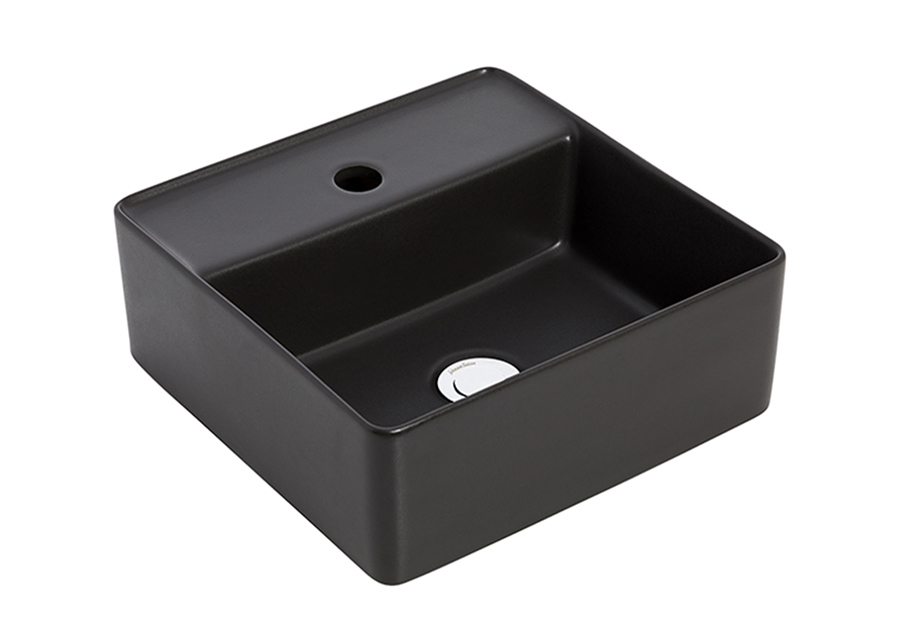 VENEZIA 1TH Square Counter Top Basin - GRAPHITE 350mm JBSV035G